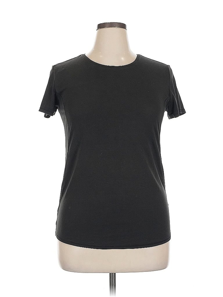 Pre-owned Zella Short Sleeve T-shirt In Gray