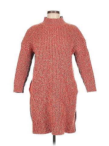 Jil Sander Navy Colorblock Knit Shift (view 1)