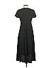 Max Studio Solid Black Casual Dress Size S - photo 2