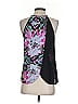 Parker 100% Silk Black Sleeveless Silk Top Size S - photo 2
