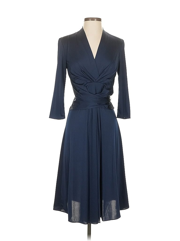 Pre-owned Eliza J Cocktail Dress In Blue