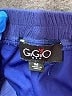 GiGio 100% Rayon Solid Blue Shorts Size M - photo 3