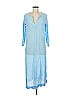 Cool Change 100% Rayon Blue Casual Dress Size M - photo 1