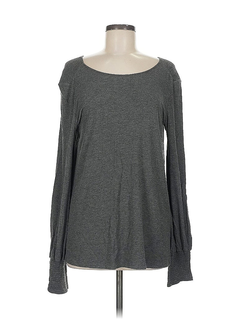 Pre-owned Theory Pullover Sweater In Gray