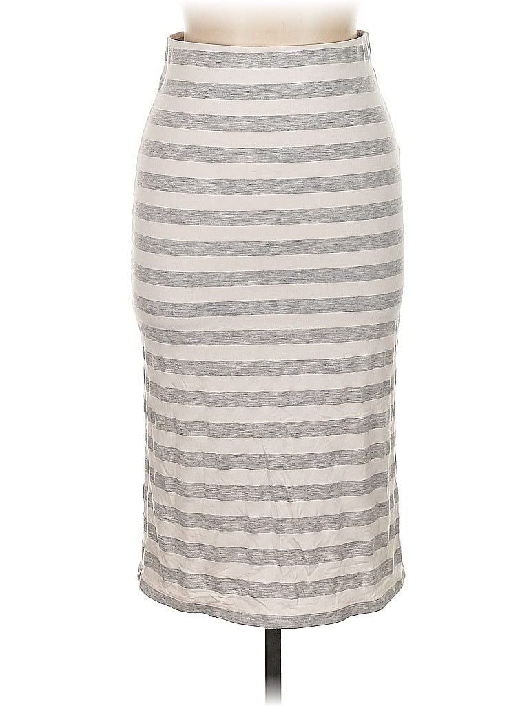 Pre-owned Sparkle & Fade Casual Skirt In Gray