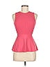 Theory Pink Textured Gloss Shell Top Size P (petite) - photo 1