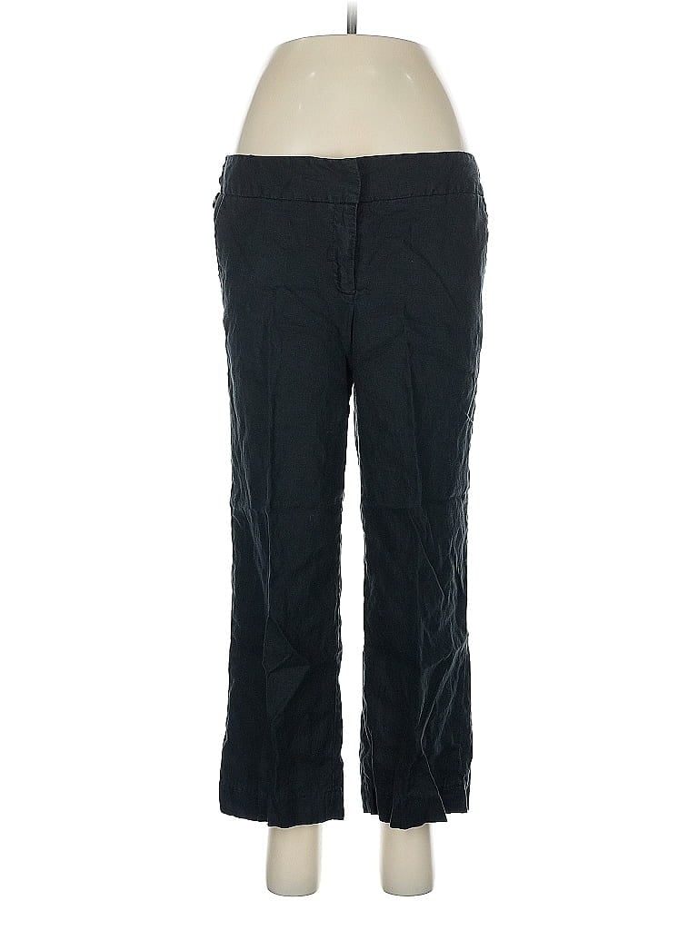 Pre-owned Grace Elements Linen Pants In Black