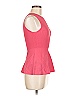 Theory Pink Textured Gloss Shell Top Size P (petite) - photo 4