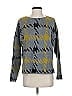 Jamison 100% Acrylic Houndstooth Gray Pullover Sweater Size S - photo 1