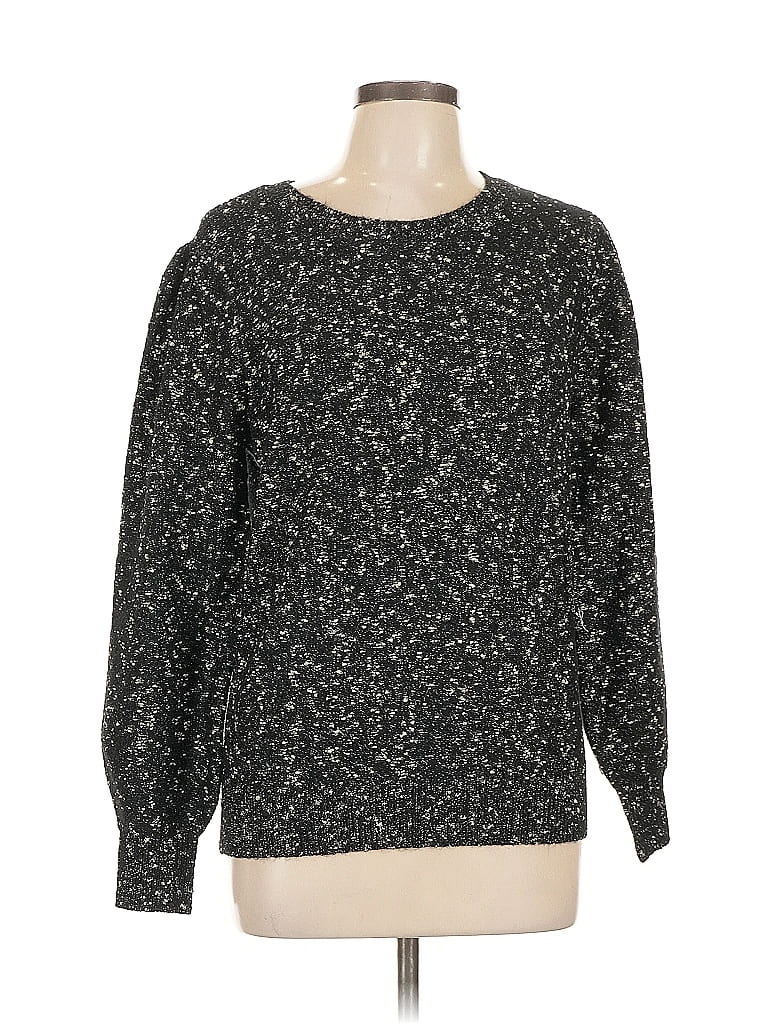 Pre-owned Ann Taylor Factory Pullover Sweater In Black