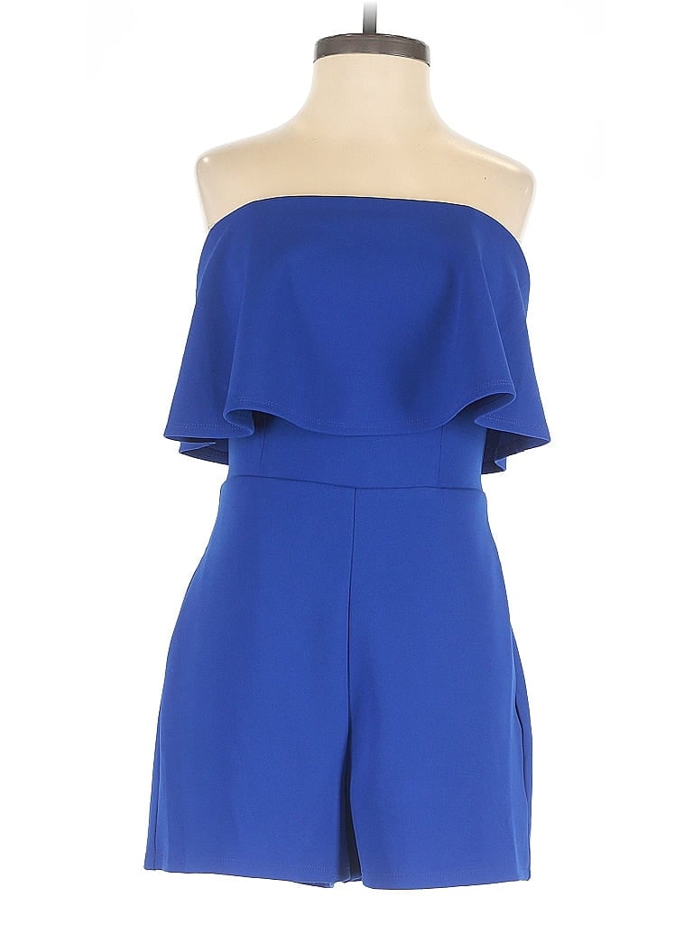 Pre-owned Crystal Sky Romper In Blue