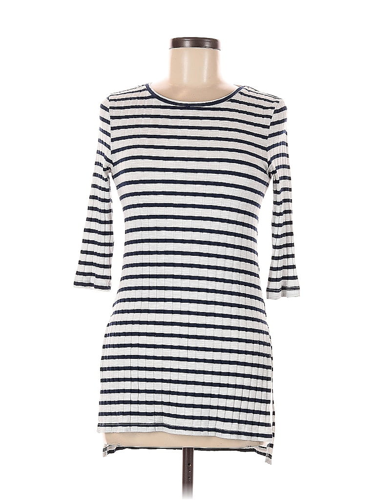 BASICS Pre-owned 3/4 Sleeve T-shirt In White