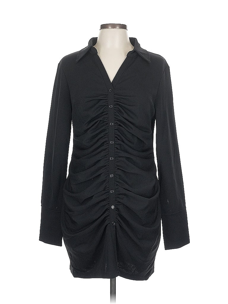 Pre-owned Mi Ami Casual Dress In Black