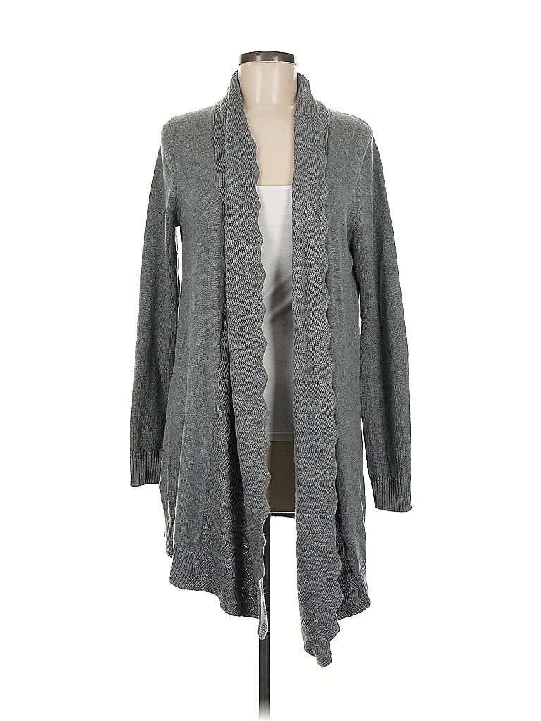 Pre-owned Banana Republic Factory Store Cardigan Sweater In Gray