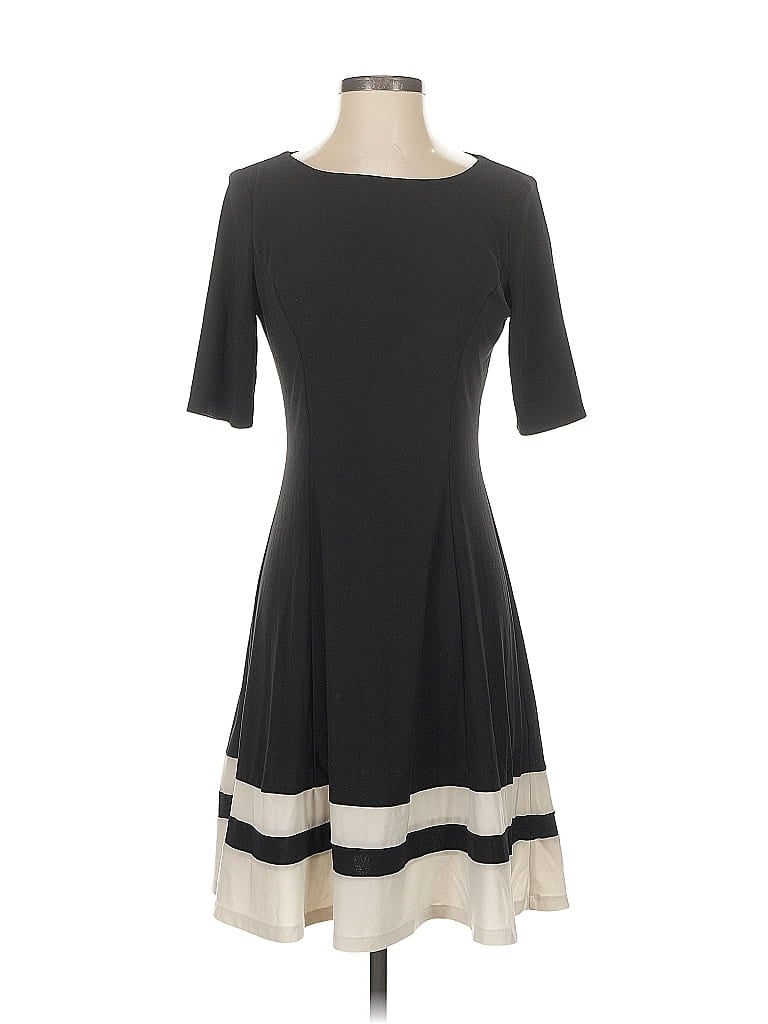 Pre-owned Chaps Casual Dress In Gray