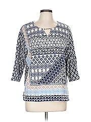 Alfred Dunner 3/4 Sleeve Blouse