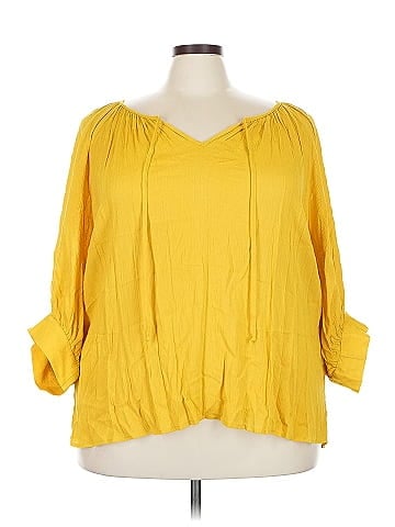 Karen Kane 3/4 Sleeve Blouse (view 1)