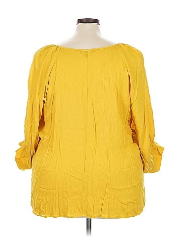 Karen Kane 3/4 Sleeve Blouse (view 2)
