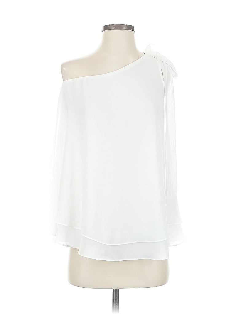 Inc International Concepts 3/4 Sleeve Blouse In White
