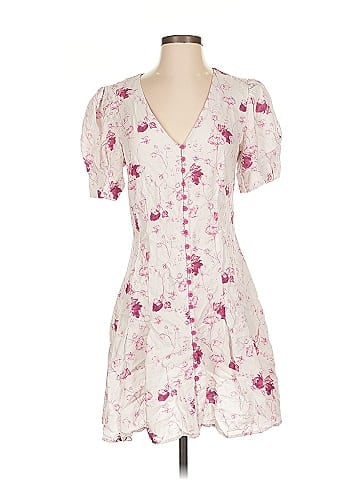 Chelsea And Walker Floral Button Front Mini Dress (view 1)