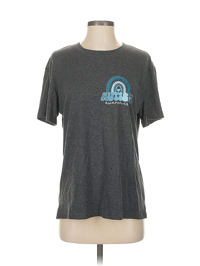Pre-owned Unbranded Active T-shirt In Gray