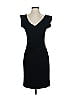 Diane von Furstenberg Solid Black Cocktail Dress Size 4 - photo 1