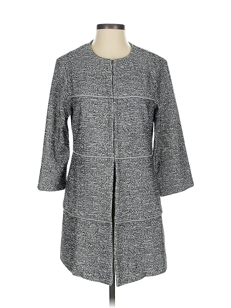 CABI Pre-owned Cardigan Sweater In Gray