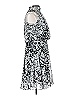 Just... Taylor 100% Polyester Paisley Silver Black Cocktail Dress Size 6 - photo 4