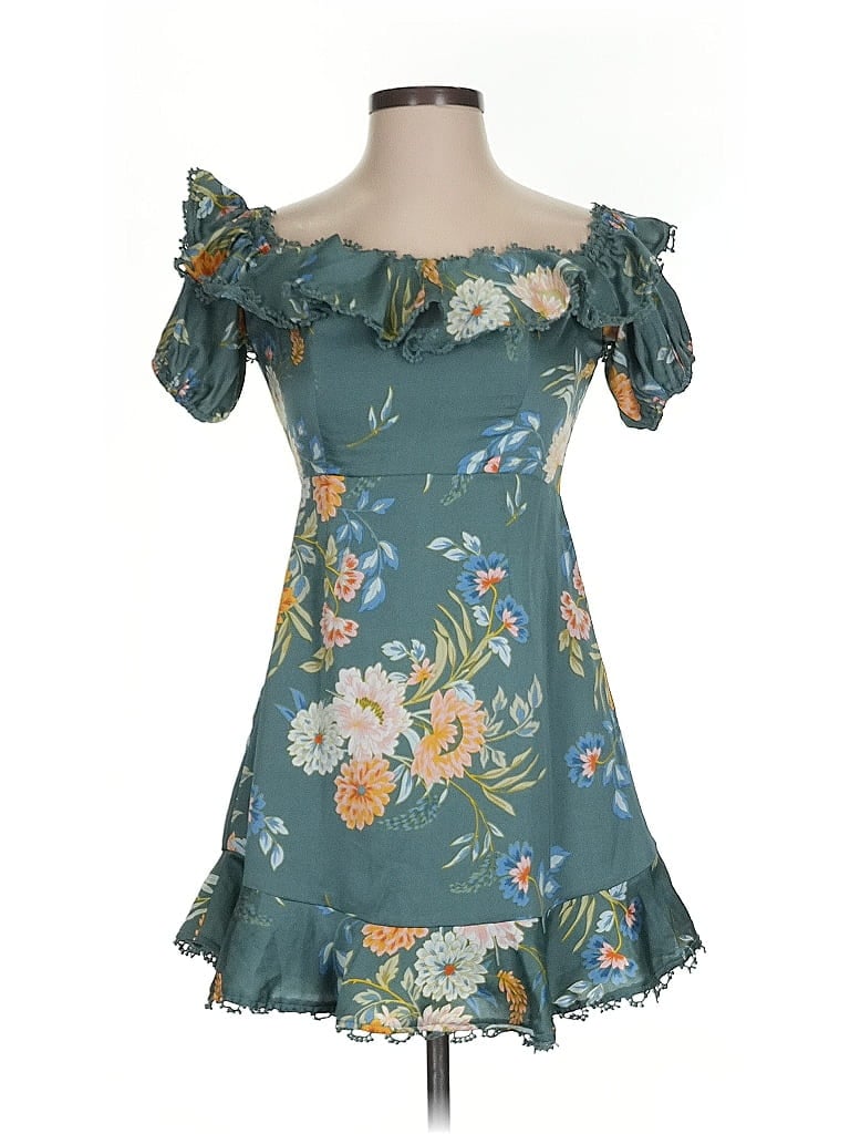 Pre-owned Selfie Leslie Casual Dress In Blue