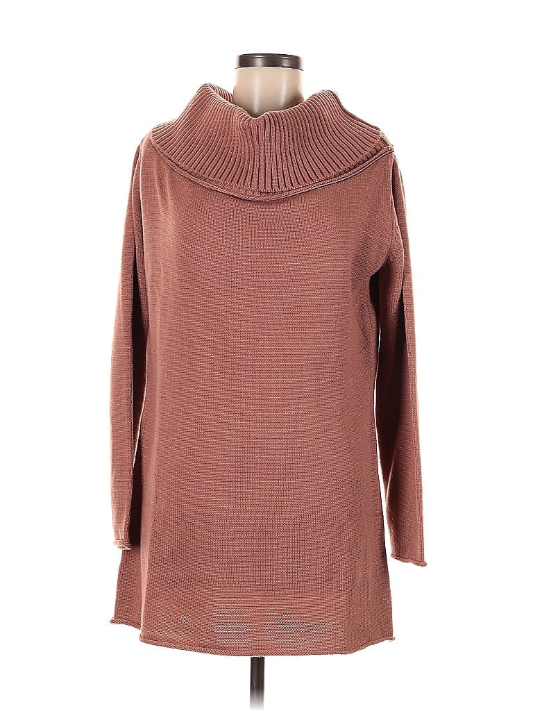 Pre-owned Tobi Turtleneck Sweater In Brown