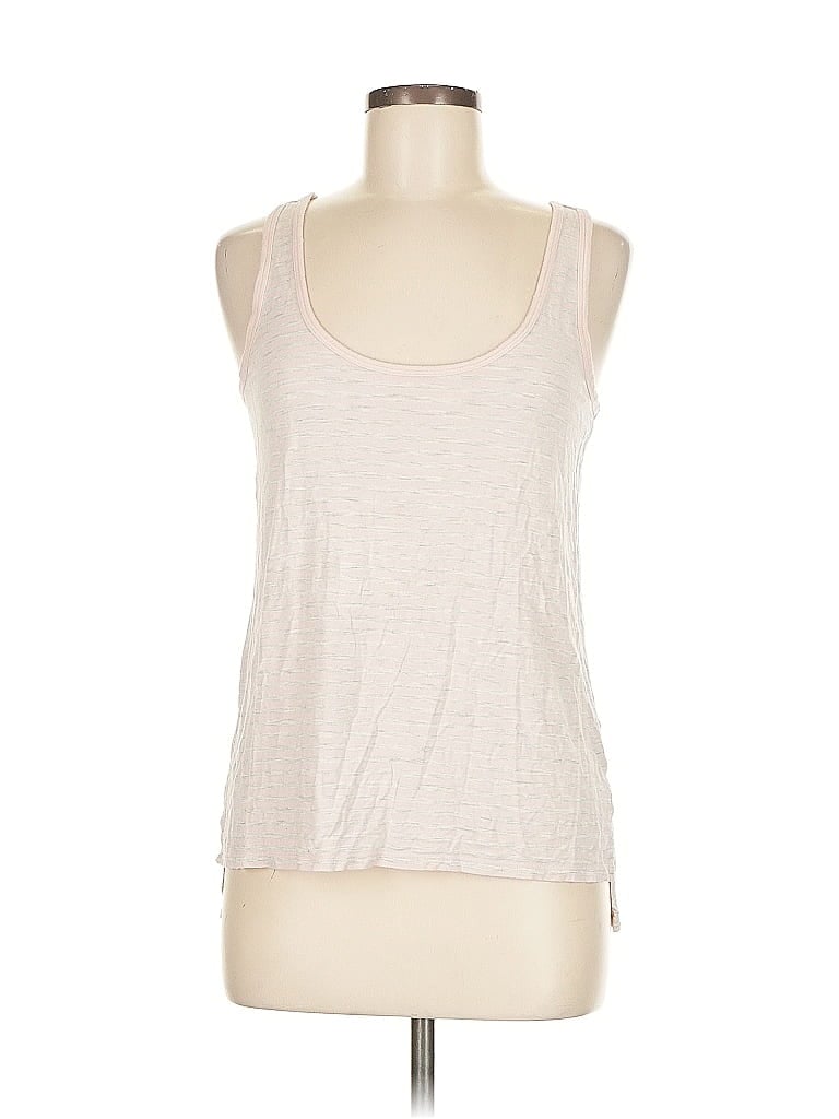 Pre-owned Atm Anthony Thomas Melillo Tank Top Ivory Halter Neckline Tops In White