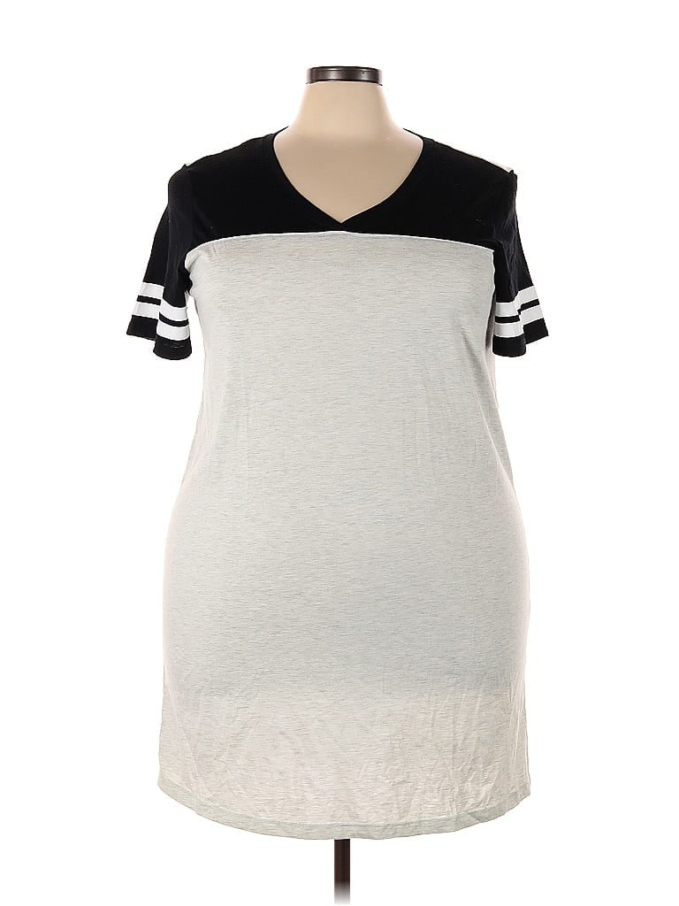 Pre-owned Assorted Brands Casual Dress In Gray