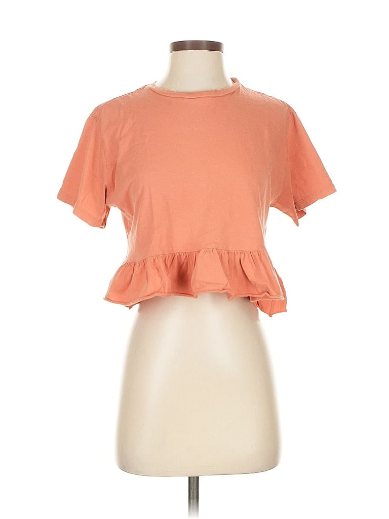 Pre-owned Wild Fable Short Sleeve T-shirt In Orange