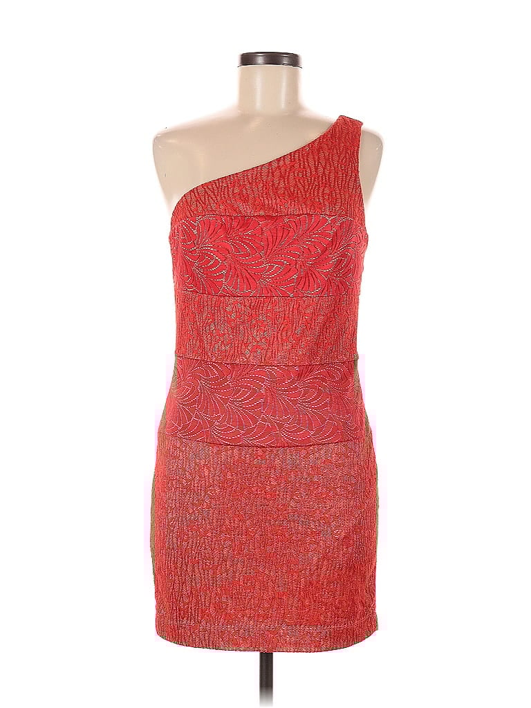 Pre-owned Bebe Cocktail Dress In Red