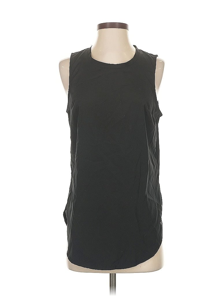 ABERCROMBIE & FITCH Pre-owned Sleeveless Top Black Scoop Neck Tops