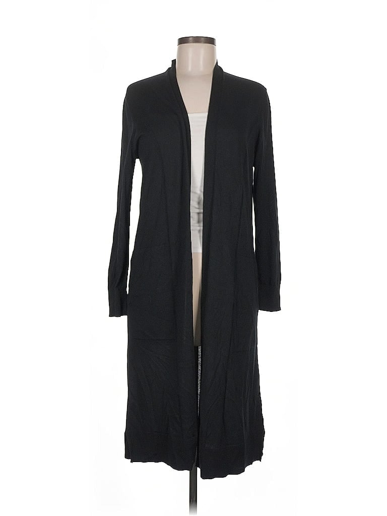 BANANA REPUBLIC Pre-owned Silk Cardigan Sweater In Black