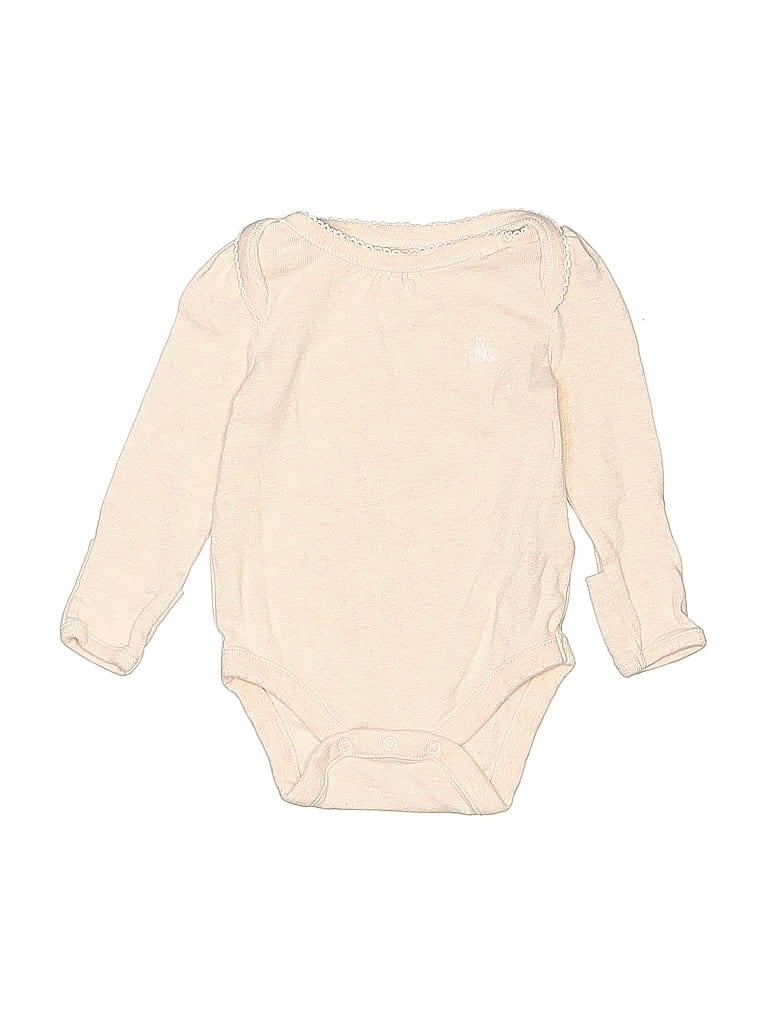 Pre-owned Baby Gap Babies' Long Sleeve Onesie In Pink