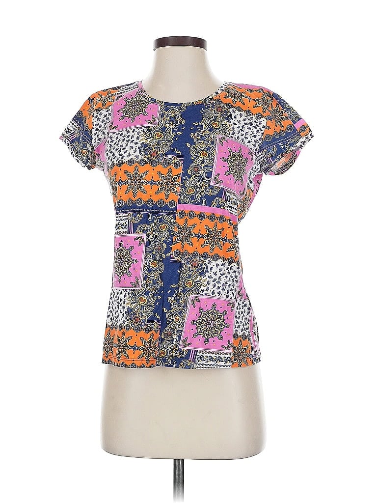 Pre-owned Assorted Brands Short Sleeve T-shirt In Purple