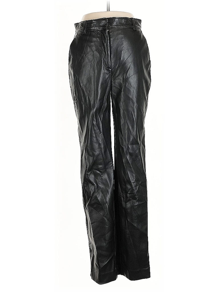 Pre-owned Miss Me Faux Leather Pants In Blue