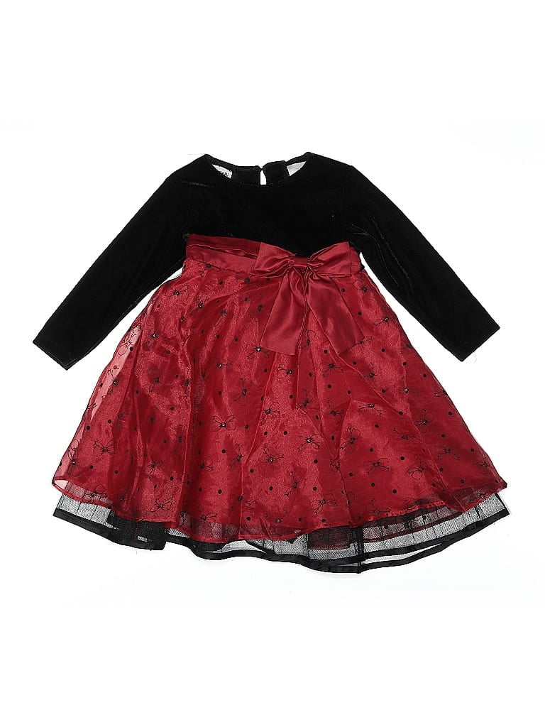 Blueberi Boulevard Red Dress Size 2T - photo 1