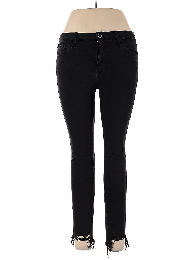 Pre-owned Just Black Jeggings In Black