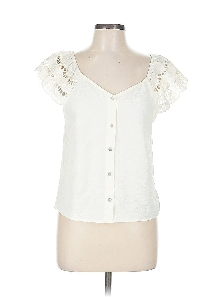 Pre-owned Liberty Love Short Sleeve T-shirt In White