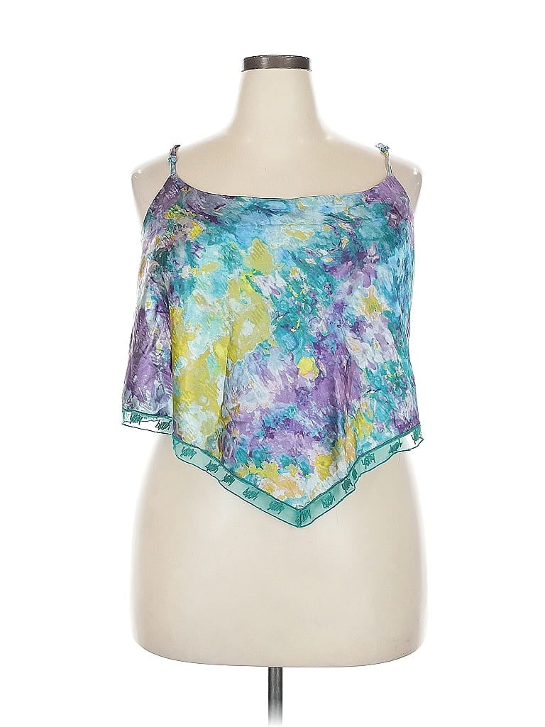 Pre-owned Yitty Sleeveless Blouse In Blue