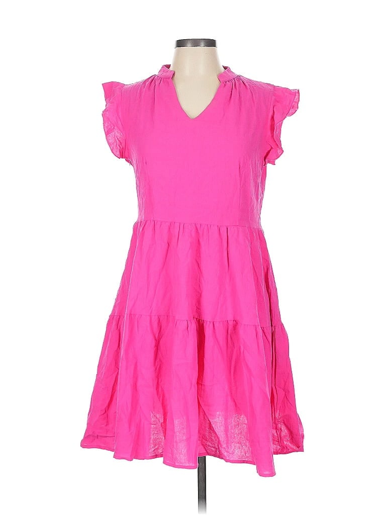 Pre-owned Unbranded Casual Dress In Pink