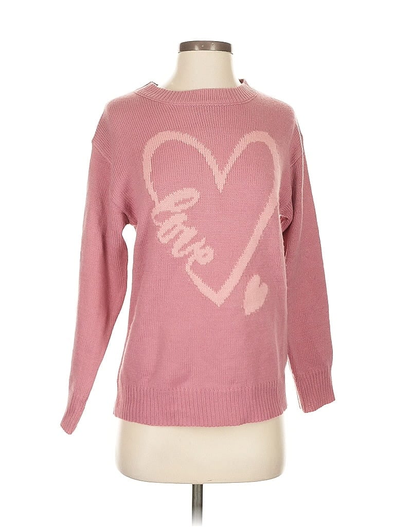 Pre-owned Unbranded Pullover Sweater In Pink