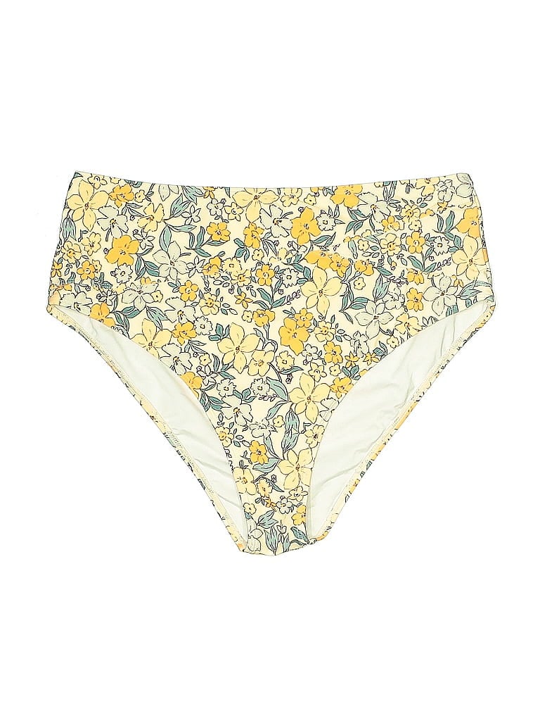Pre-owned Unbranded Swimsuit Bottoms In Yellow
