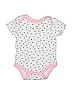 Rene Rofe Print White Short Sleeve Onesie Size 3-6 mo - photo 1