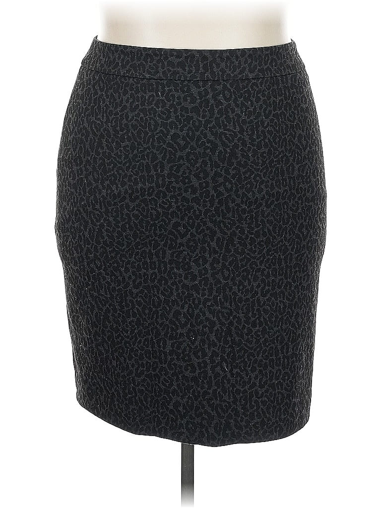 Pre-owned Ann Taylor Loft Formal Skirt In Gray