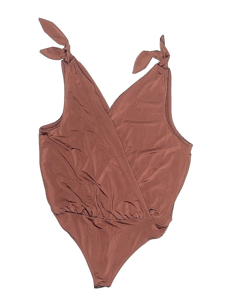 Pre-owned Express Outlet Bodysuit In Brown