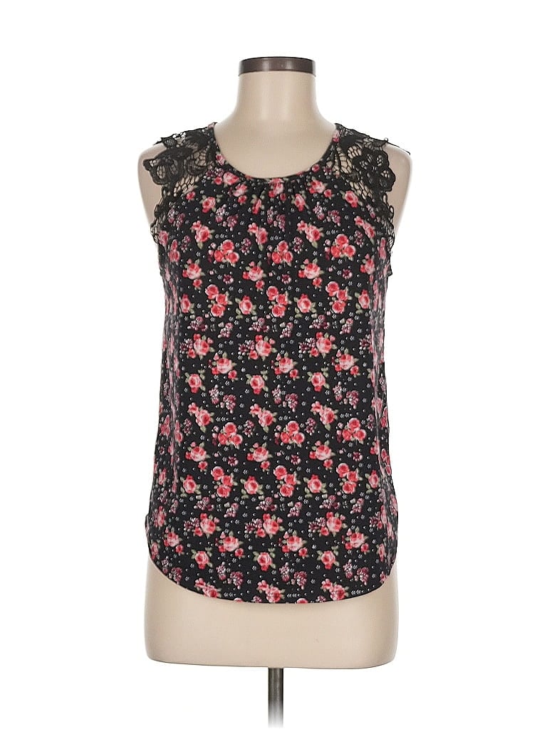 Pre-owned No Boundaries Sleeveless Blouse In Black